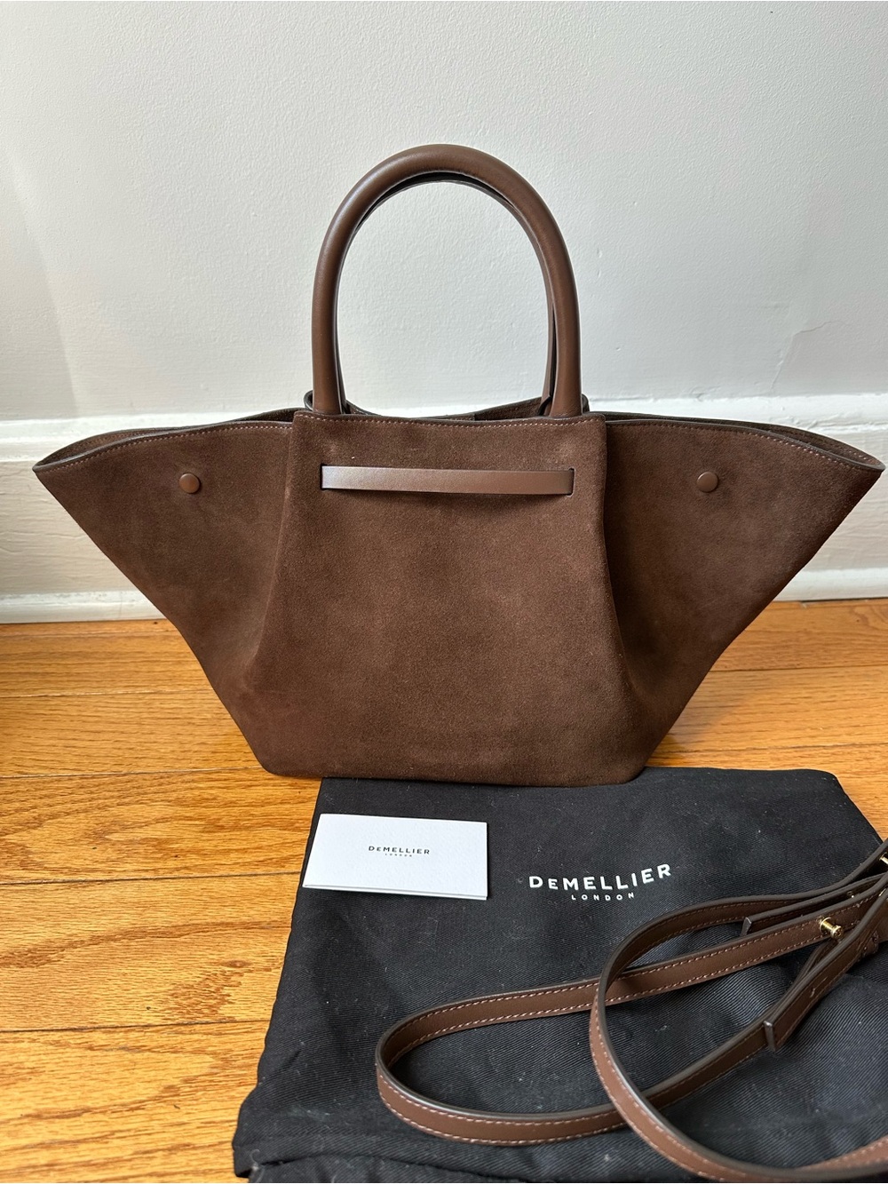 NWT DeMellier The Midi New York in Mocha Suede - Picture 3 of 8